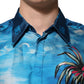 Multicolor Silk DG Long Sleeves Formal Shirt
