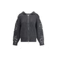 Rhinestones wool Cardigan