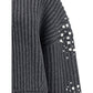 Rhinestones wool Cardigan