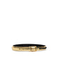 Gold Leather Belt