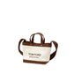 Beige Cotton Tote Bag