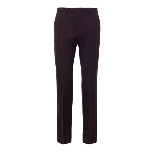 Bordeaux Wool Jeans Denim