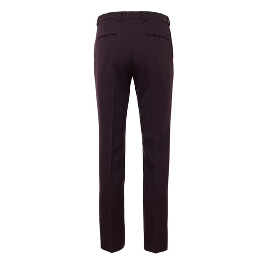 Bordeaux Wool Jeans Denim
