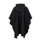 Black Polyester Trench Coat