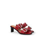 Red Leather Sandal