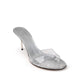 Gray Leather Mule