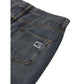 Gray Cotton Jeans Denim