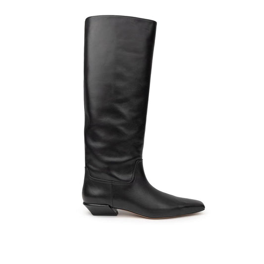 Black Leather Boot