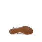 White Leather Flip-Flop Sandal