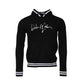 Black Hooded Logo Print Sweatshirt Sweater