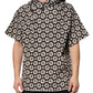 Brown White DG Logo Short Hoodie Sweater