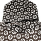 Brown White DG Logo Short Hoodie Sweater