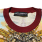 Tropical Heart Crown Silk Pullover Sweater