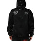 Black DG Logo Hoodie Metallic Print Sweater