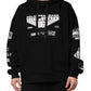 Black Cotton DG Milano Logo Print Hoodie Sweater