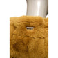 Yellow Polyester Women Jacket