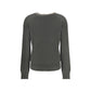 Wool Pullover with Check
