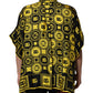 Yellow Silk Silver DG Logo Geometric T-shirt