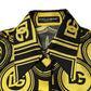 Yellow Silk Silver DG Logo Geometric T-shirt
