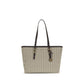 Quinn large jacquard logo Tote Bag