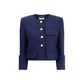 Boxy Jacket in wool plaid