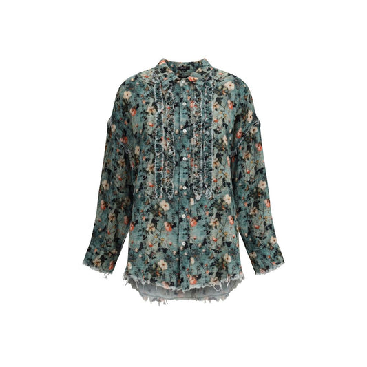 Ruffle floral Shirt