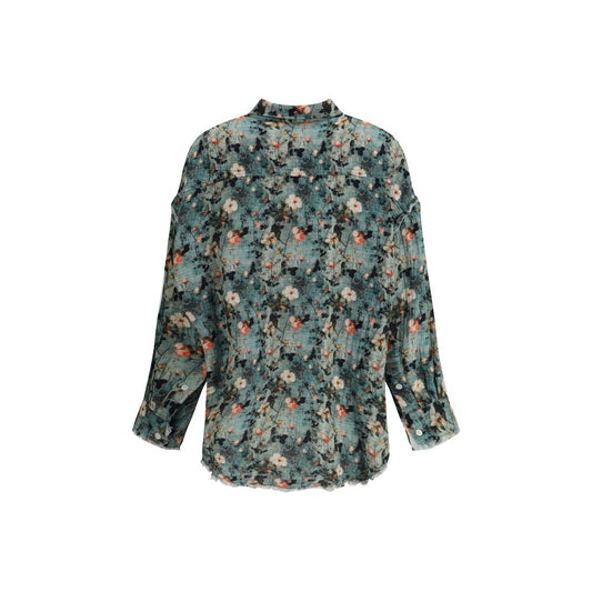 Ruffle floral Shirt