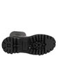 Black White Polyester Socks High Boots Shoes