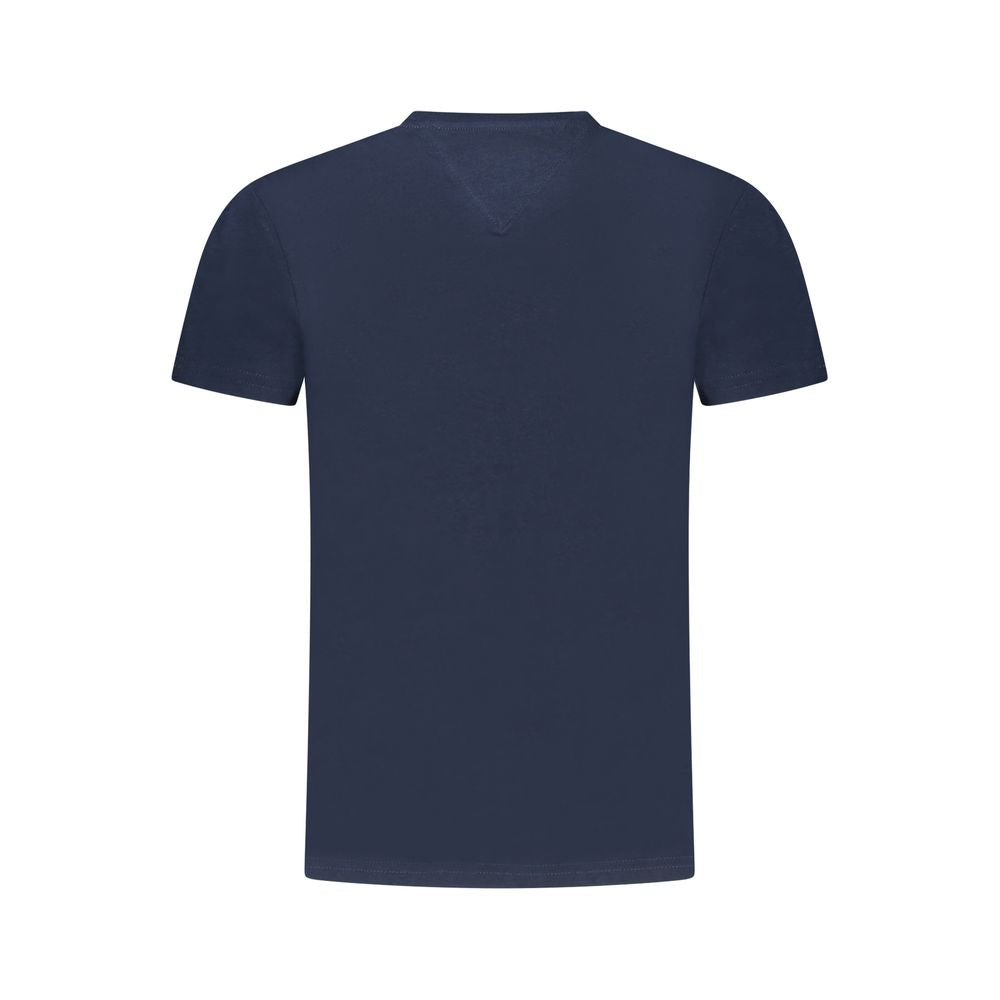 Blue Cotton Women T-Shirt