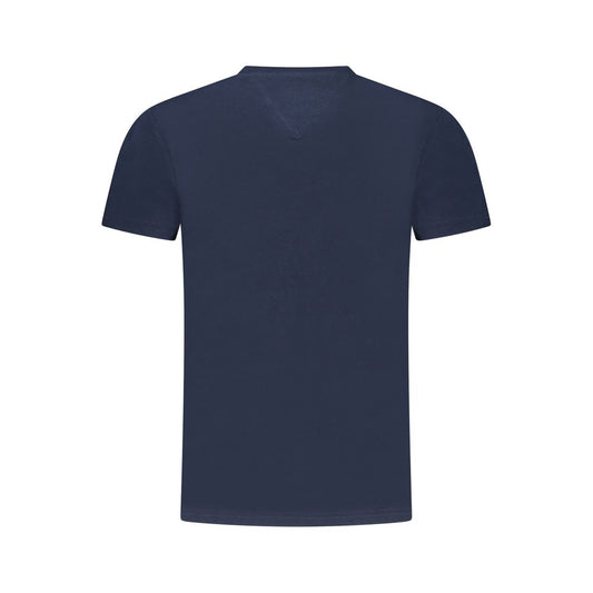Blue Cotton Women T-Shirt