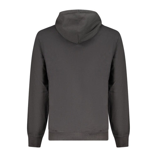 Black Cotton Men Sweater