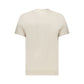 Beige Cotton Men T-Shirt