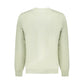 Green Cotton Men Sweater
