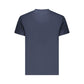 Blue Cotton Men's T-Shirt