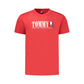 Red Cotton Men T-Shirt
