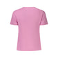 Pink Cotton Women T-Shirt