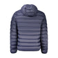 Blue Polyamide Men Jacket