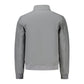 Gray Polyester Men Jacket