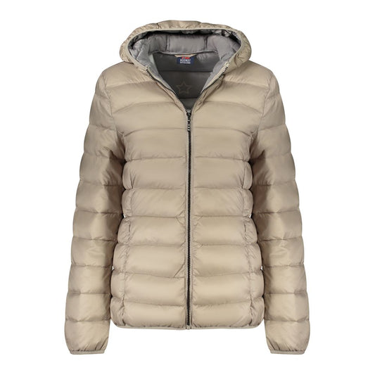 Beige Polyamide Women Jacket