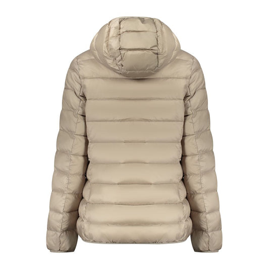 Beige Polyamide Women Jacket