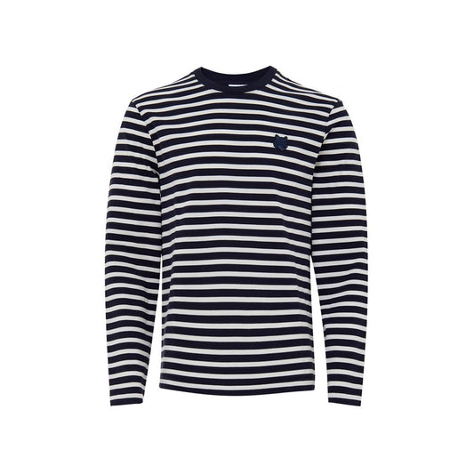 Blue Cotton Long Sleeve
