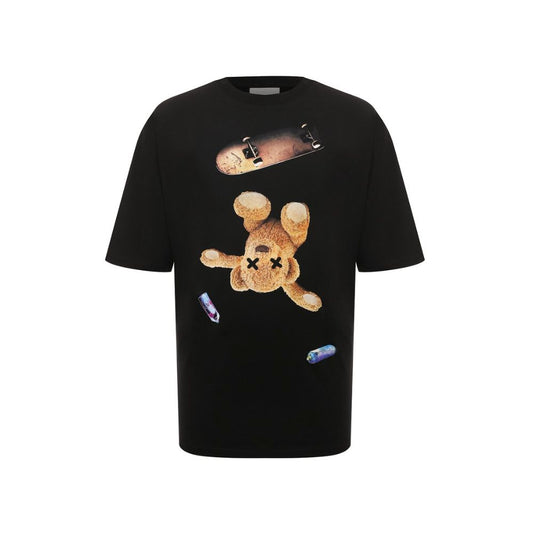 Black Cotton T-Shirt