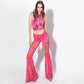 Multicolor Polyester Jeans & Pant