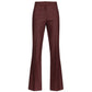 Red Polyester Jeans & Pant