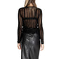 Black Viscose Sportswear