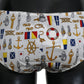 Chic Sailor Print Women Underwear