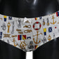 Chic Sailor Print Women Underwear