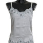 Silk Stretch Floral Lace Chemise Dress