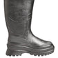 Black Argento Pull On Rain Boots Shoes