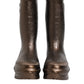 Metallic Bronze Pull On Rain Boots Shoes